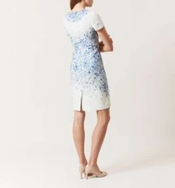 Hobbs Hannah Floral Dress, Blue/White -EleganceWear Store 0117 5672 3118L00 324 03 1008 1080