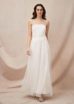 Phase Eight Genova Beaded Wedding Dress, Ivory