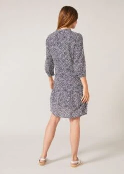 Phase Eight Penele Ditsy Swing Dress, Navy/Ivory -EleganceWear Store 220244287 02 penele swing dress1 e1594118193368