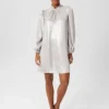 Hobbs Alexandia Dress, Silver
