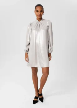 Hobbs Alexandia Dress, Silver