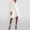 ALEXIS MABILLE Wrap-Waist Mini Dress, White