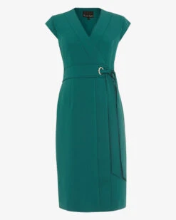 Phase Eight Pippa Wrap Shift Dress, Green