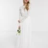 ASOS EDITION Elizabeth Beaded Bodice Wedding Dress, Ivory