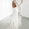 ASOS EDITION Lucy Placement Beaded Wedding Dress, Ivory