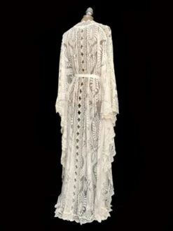 Bibiluxe Lace Kaftan, Brides Lace Kimono Robe, Beach Cover Up, Boho Wedding Dress -EleganceWear Store bibi luxe lace kaftan brides lace kimono robe beach cover up boho wedding dress1 e1588232865122