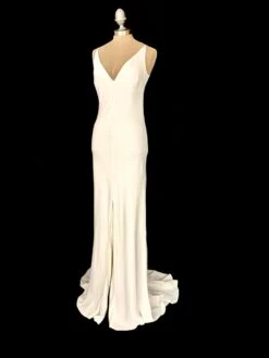 Bibilux Silk Slip Wedding Dress, Ivory