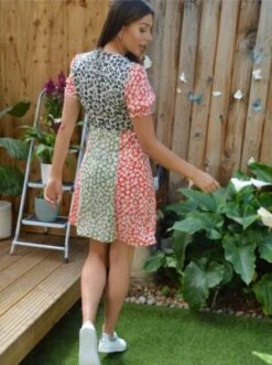 Front Page -EleganceWear Store chi chi chelley print sleeve dress green multi2 e1594113749975