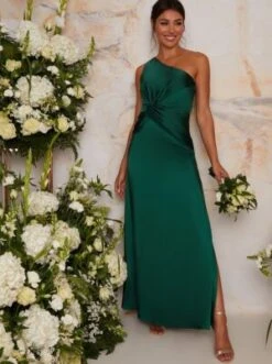 Chi Chi Tegan Maxi Bridesmaid Maxi Dress, Green