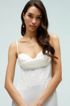 Coast Corset Fishtail Bridal Maxi Dress, Ivory 7 Coast Corset Fishtail Bridal Maxi Dress, Ivory -EleganceWear Store coast corset fishtail bridal maxi dress ivory2