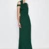 Coast Shoulder Bow Maxi Dress, Green