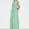 Coast Multi Way Sheer Back Maxi Bridesmaid Dress, Green