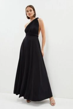 Coast Multiway Bridesmaid Maxi Bridesmaid Dress, Black
