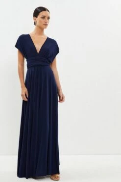 Coast Petite Multiway Bridesmaid Maxi Bridesmaid Dress​, Navy Blue -EleganceWear Store coast petite multiway bridesmaid maxi bridesmaid dress navy blue3