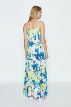 Coast Strappy Printed Maxi Dress, Blue/Multi -EleganceWear Store coast strappy printed maxi dress blue multi1 e1592212632166