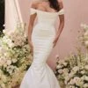 HOUSE OF CB Antoinette Tulle And Satin Wedding Dress, White