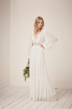 French Connection Cari Lace Maxi Bridal Dress, Summer White