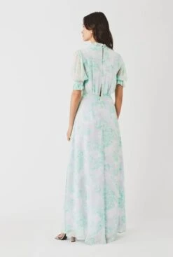 Ghost Alicia Maxi Dress Hibiscus Meadow, Green -EleganceWear Store ghost alicia maxi dress hibiscus meadow green1 e1592990452657