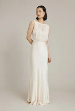 Ghost Hollywood Beau Claudia Dress, Ivory