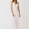 Ghost Primrose Slip Maxi Dress Clover Bunch, Pink/Blush