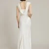 Ghost Salma/Olivia Satin Cowl Back Wedding Dress, Ivory