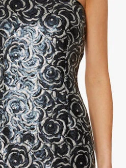 Gina Bacconi Beezus Embellished Floral Maxi Dress, Navy/Silver -EleganceWear Store gina bacconi beezus embellished floral maxi dress navy silver3