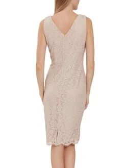 Gina Bacconi Marinela Lace Dress, Light Pink/Blush -EleganceWear Store gina bacconi marinela lace dress light pink blush1 e1649605928130