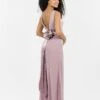 TFNC Halannah Pale Mauve Maxi Bridesmaid Dress