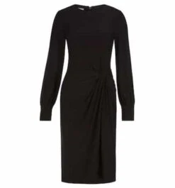 Hobbs Carys Shift Sleeve Dress, Black