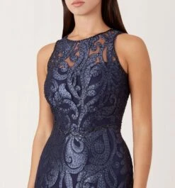 Hobbs Gabrielle Maxi Dress, Navy Blue -EleganceWear Store hobbs Gabrielle lace Maxi Dress navy blue3