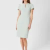 Hobbs Ana Shift Dress, Sage Green
