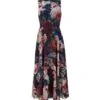Hobbs Carly Floral Dress, Blue/Multi