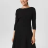 Hobbs Emily Knitted Dress, Black