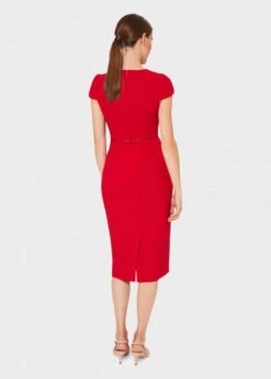 Hobbs Joan Shift Dress, Red -EleganceWear Store hobbs joan shift dress red1 e1598348045323