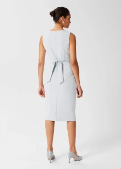 Hobbs Kaia Dress, Pale Blue -EleganceWear Store hobbs kaia dress pale blue1