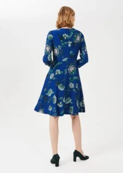 Hobbs Marietta Floral Midi Dress, Blue/Multi -EleganceWear Store hobbs marietta floral midi dress blue multi1 e1609837422673