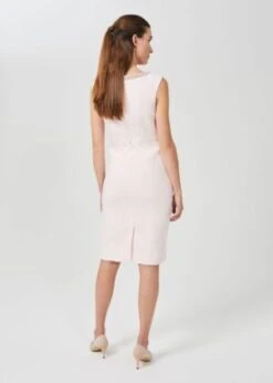 Hobbs Miranda Shift Beaded Dress, Light Pink/Blush -EleganceWear Store hobbs miranda shift beaded dress light pink blush1 e1610924900627