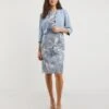 Joanna Hope Joanna Hope Light Blue Sequin Dress And Jacket