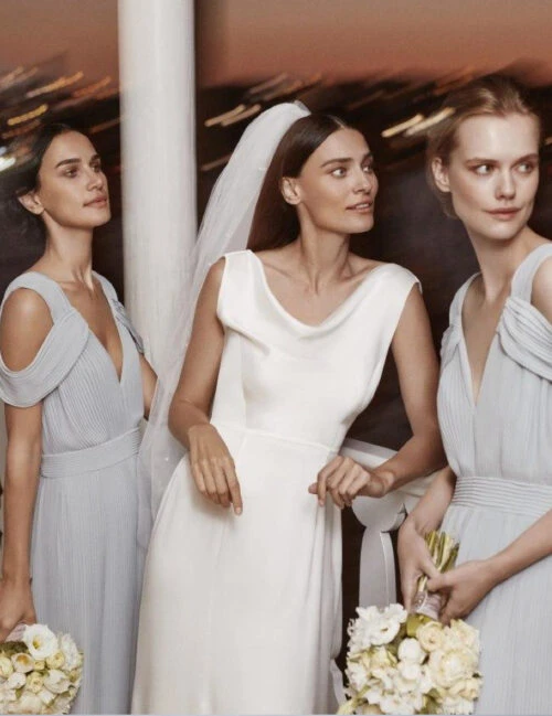 Rowley Hesselballe Mira Silk Cowl Neck Wedding Maxi Dress, White 1 Rowley Hesselballe Mira Silk Cowl Neck Wedding Maxi Dress, White