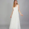 Monsoon Amelie Embroidered Bridal Dress Ivory