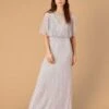 Monsoon Artisan Taylor Embellished Maxi Dress Blue/grey