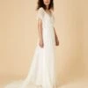 Monsoon Merle Blouson Bridal Maxi Dress Ivory
