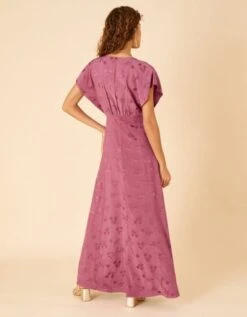 Front Page -EleganceWear Store monsoon donna satin jacquard maxi dress pink1 e1641831689385