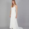 Monsoon Kate Pearl Trim Bridal Maxi Dress Ivory