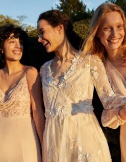 Monsoon Sue Embellished Bridal Maxi Dress Ivory