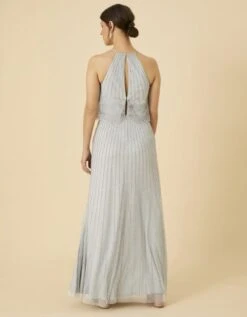 Monsoon Suzanne Embellished Maxi Dress In Recycled Polyester Blue/mint Green -EleganceWear Store monsoon suzanne embellished maxi dress in recycled polyester blue mint green2 e1641739308978