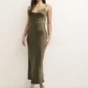 Nobody's Child Olive Green Bridesmaid Trixie Midaxi Dress