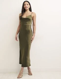 Nobody's Child Olive Green Bridesmaid Trixie Midaxi Dress