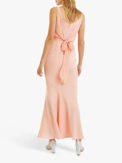 Oasis Emily Bow Back Bridesmaid Maxi Dress, Dusty Pink -EleganceWear Store oasis emily bow back bridesmaid maxi dress dusty pink1