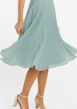 Oasis Twist Slinky Short Bridesmaid Dress, Mint Green -EleganceWear Store oasis twist slinky short bridesmaid dress mint green3